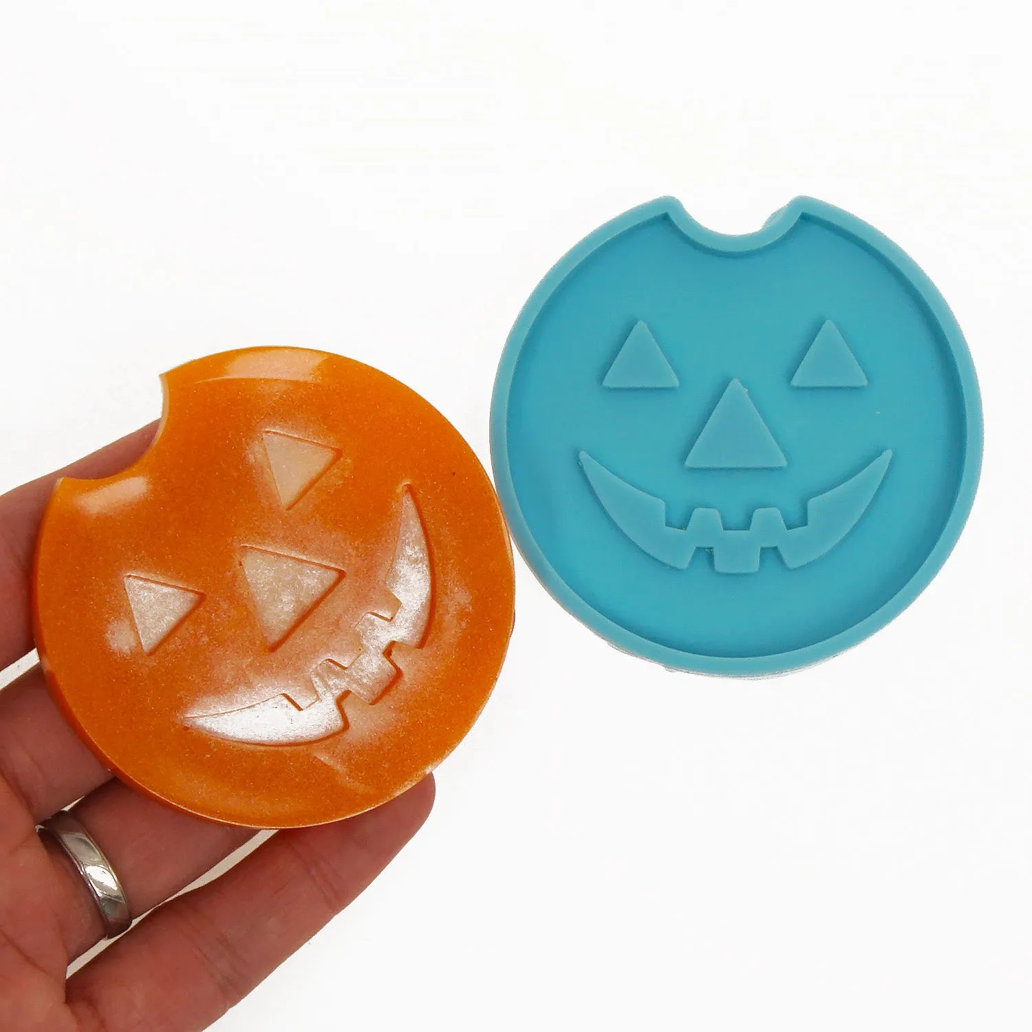 1 piece Silicone Coaster Mold Halloween Pumpkin Coaster Molds DIY Halloween Gift 10364150