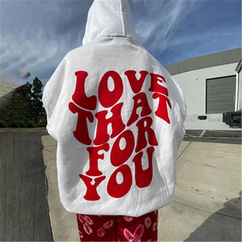 100% Cotton Pullover Streetwear Hoodie