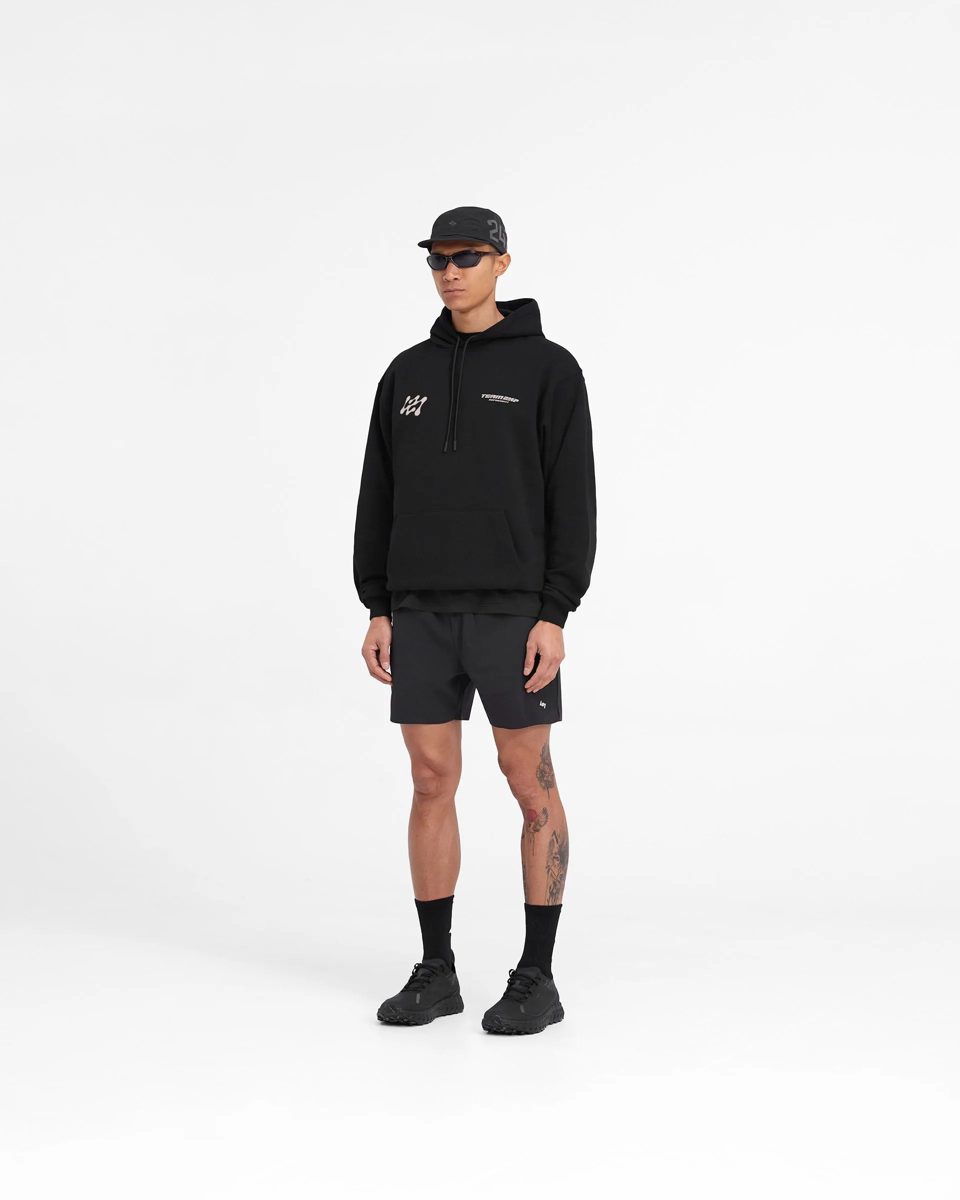 247 Future Terrains Oversized Hoodie - Black