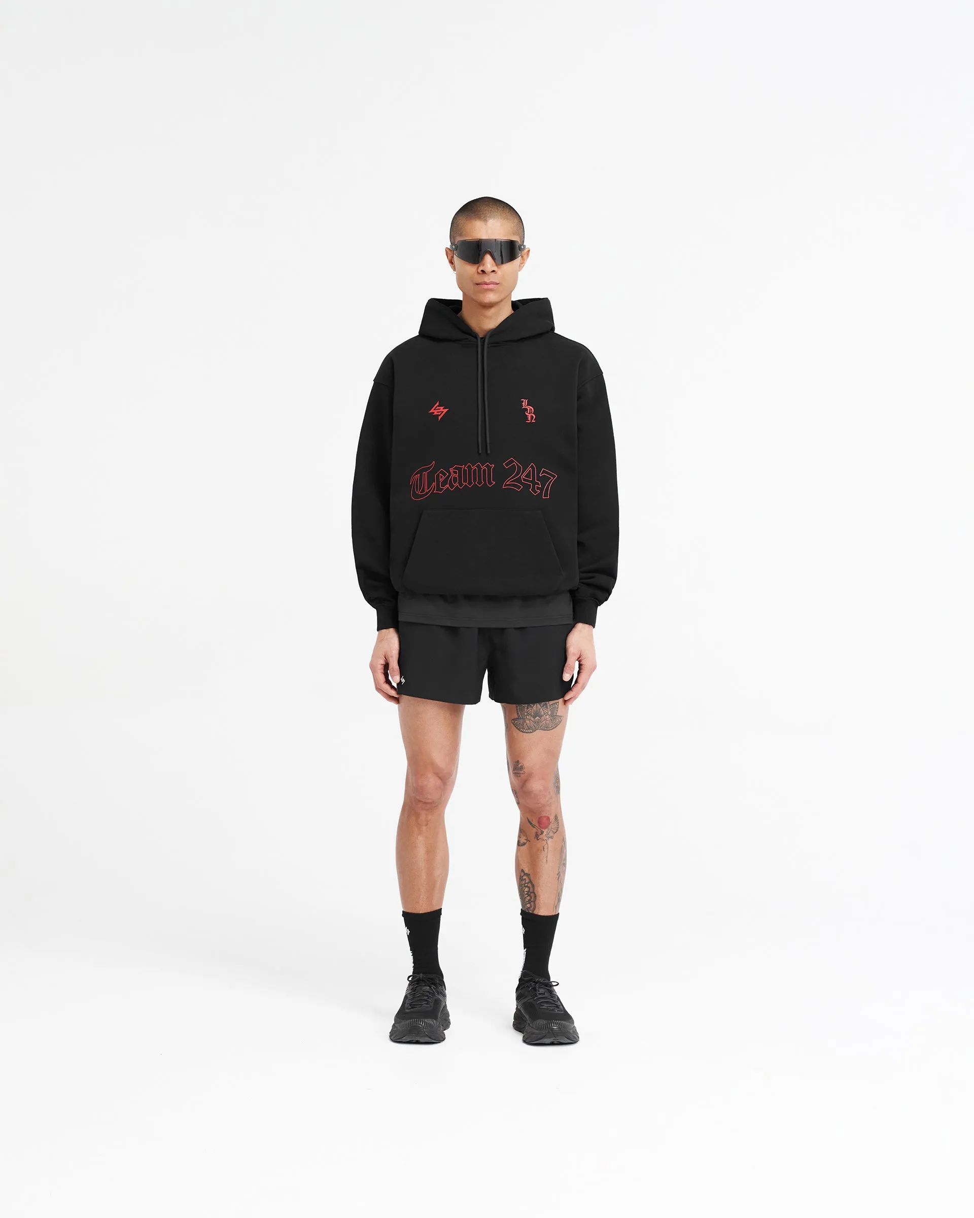 247 London Oversized Hoodie - Black