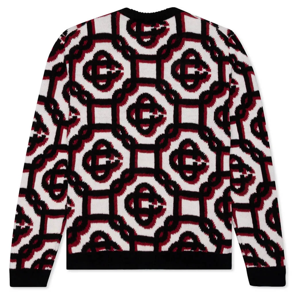 3D Monogram Sweater - Off-White