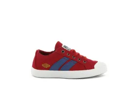 55722-626-M | PALLAFLAME LOW CANVAS | RED SALSA/STAR WHITE