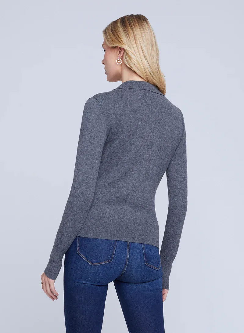 8876PSOgg L'agence Sterling Collared Sweater