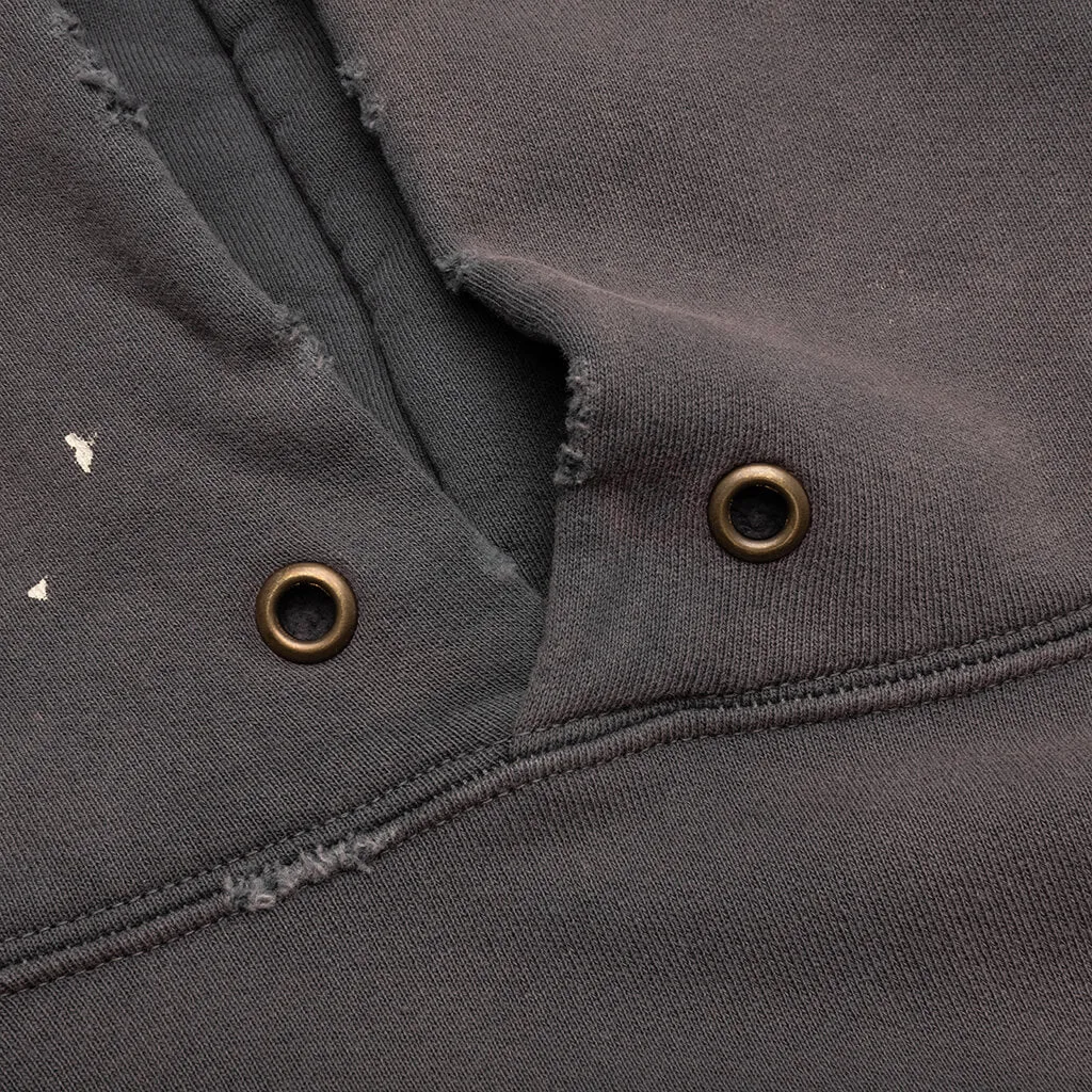 90s Recycle Hoodie - Washed Black