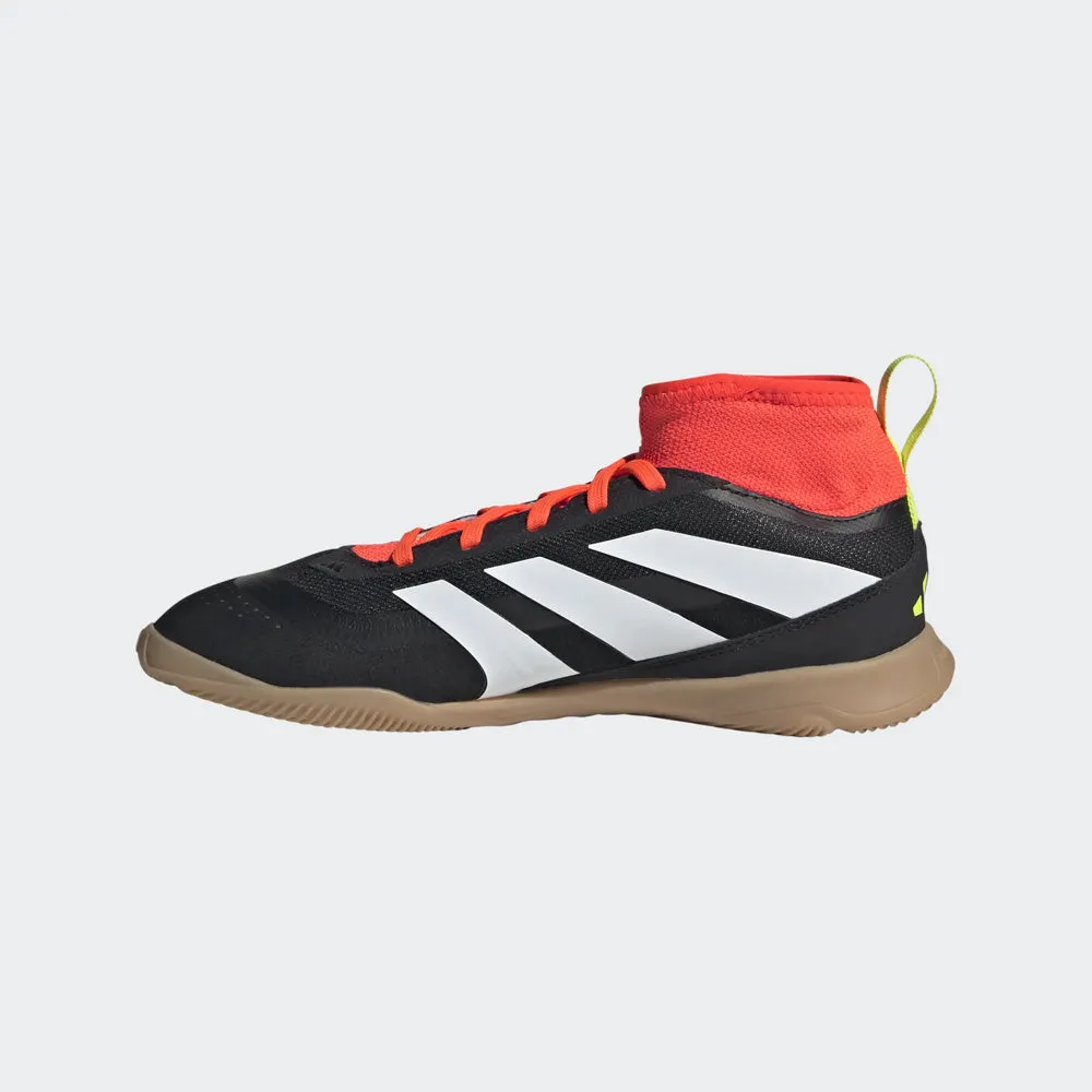 Adidas Predator League Sock Jnr Indoor Football Shoes (Black/White/Solar Red)