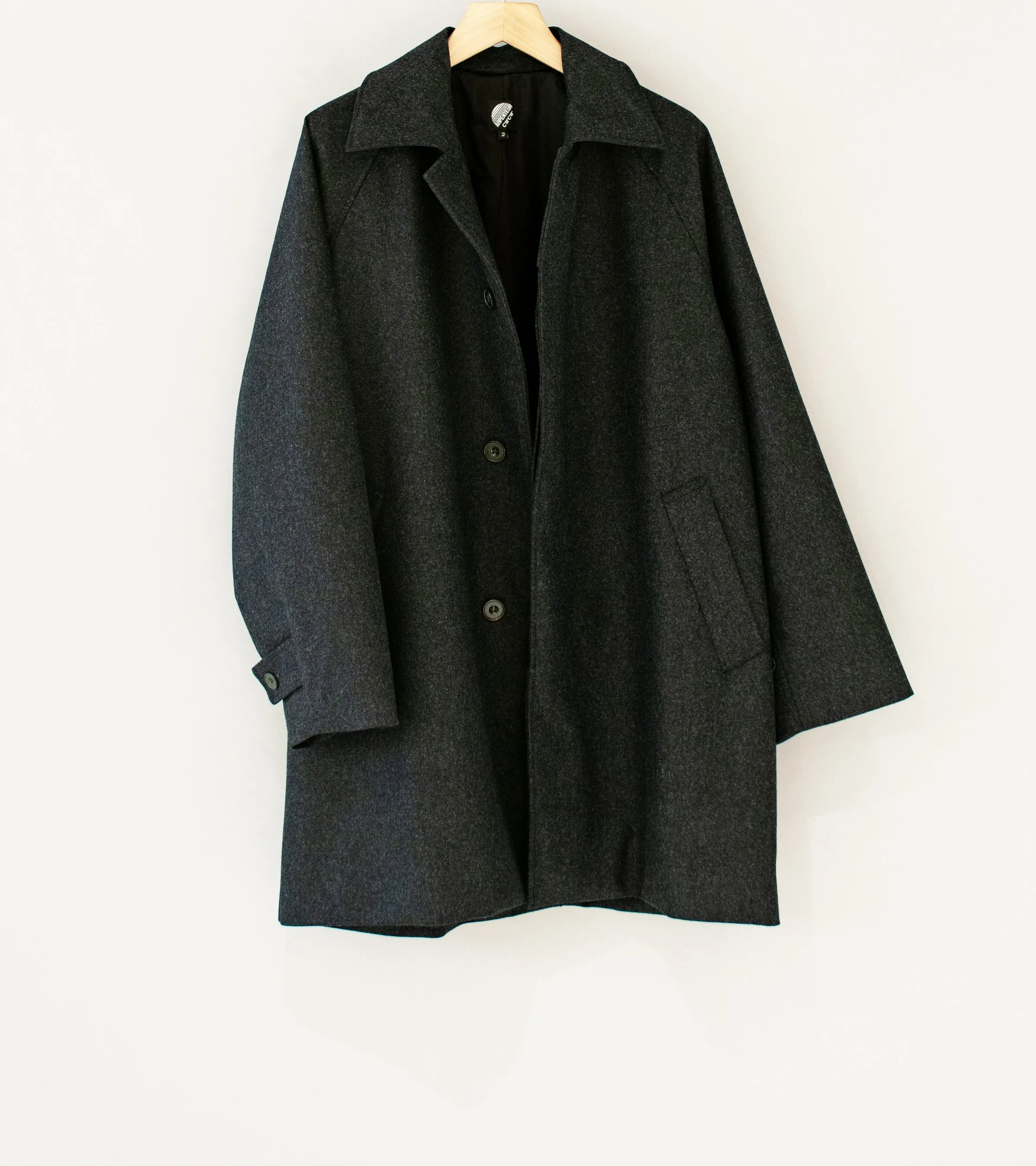 Arpenteur / CHCM 'Night Coat' (Charcoal 2 Layer Wool)