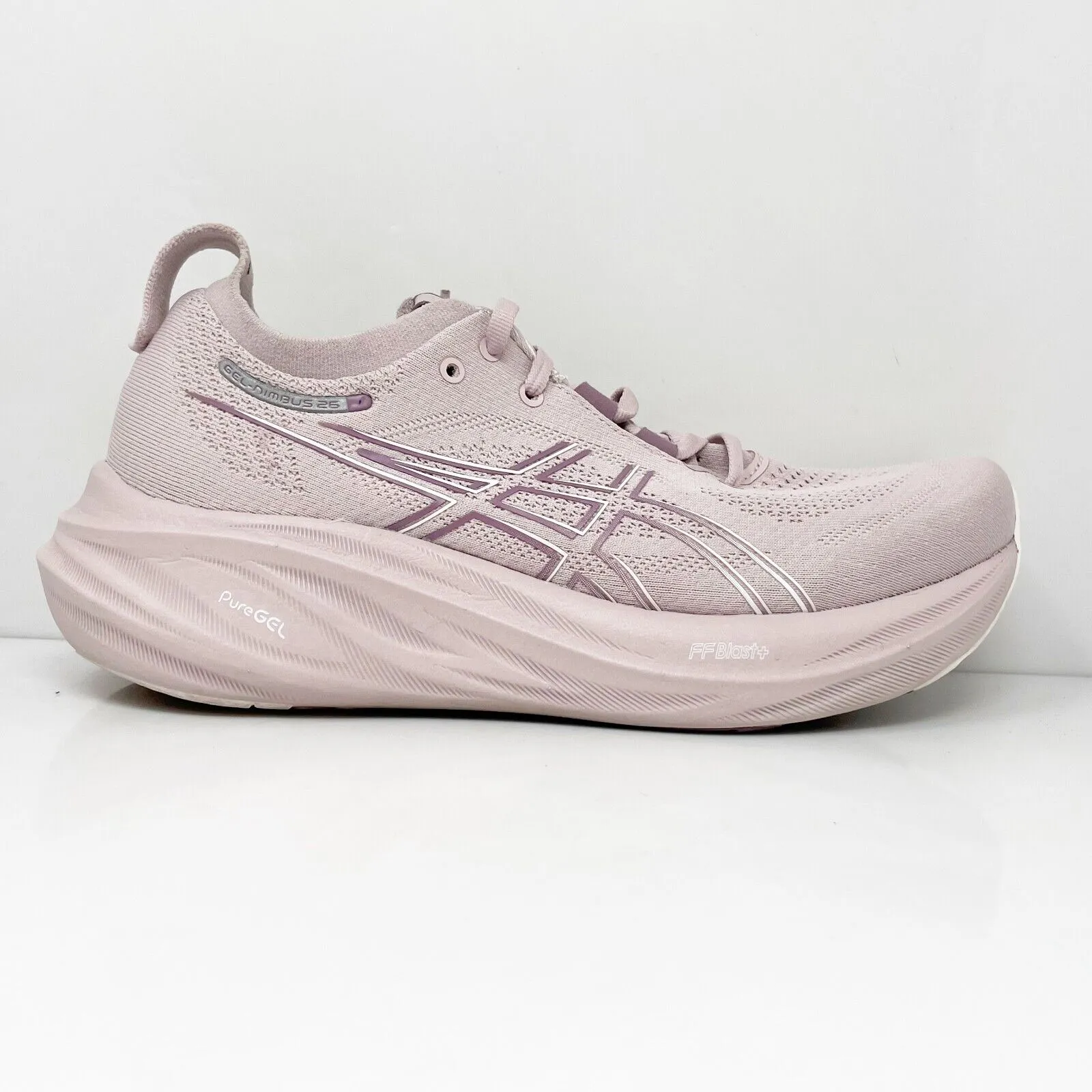 Asics Womens Gel Nimbus 26 1012B601 Purple Running Shoes Sneakers Size 8.5