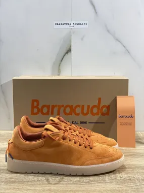 Barracuda Sneaker Uomo Camoscione Vintage Fully Made In Italy Orange 4