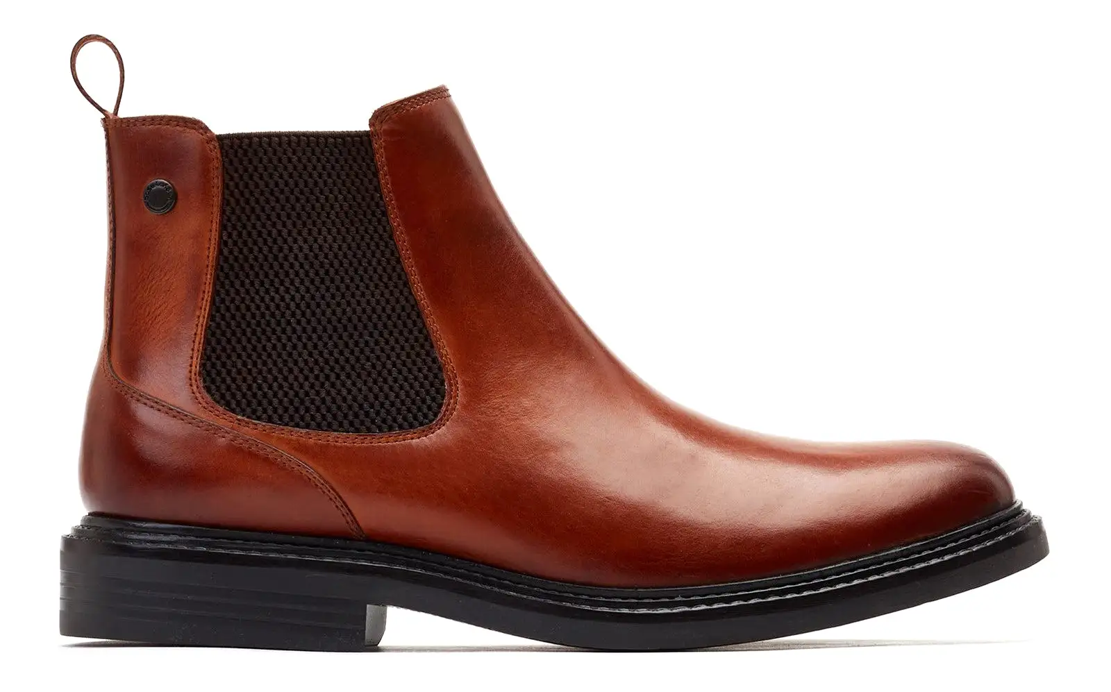 Base London Denson Mens Leather Chelsea Boot