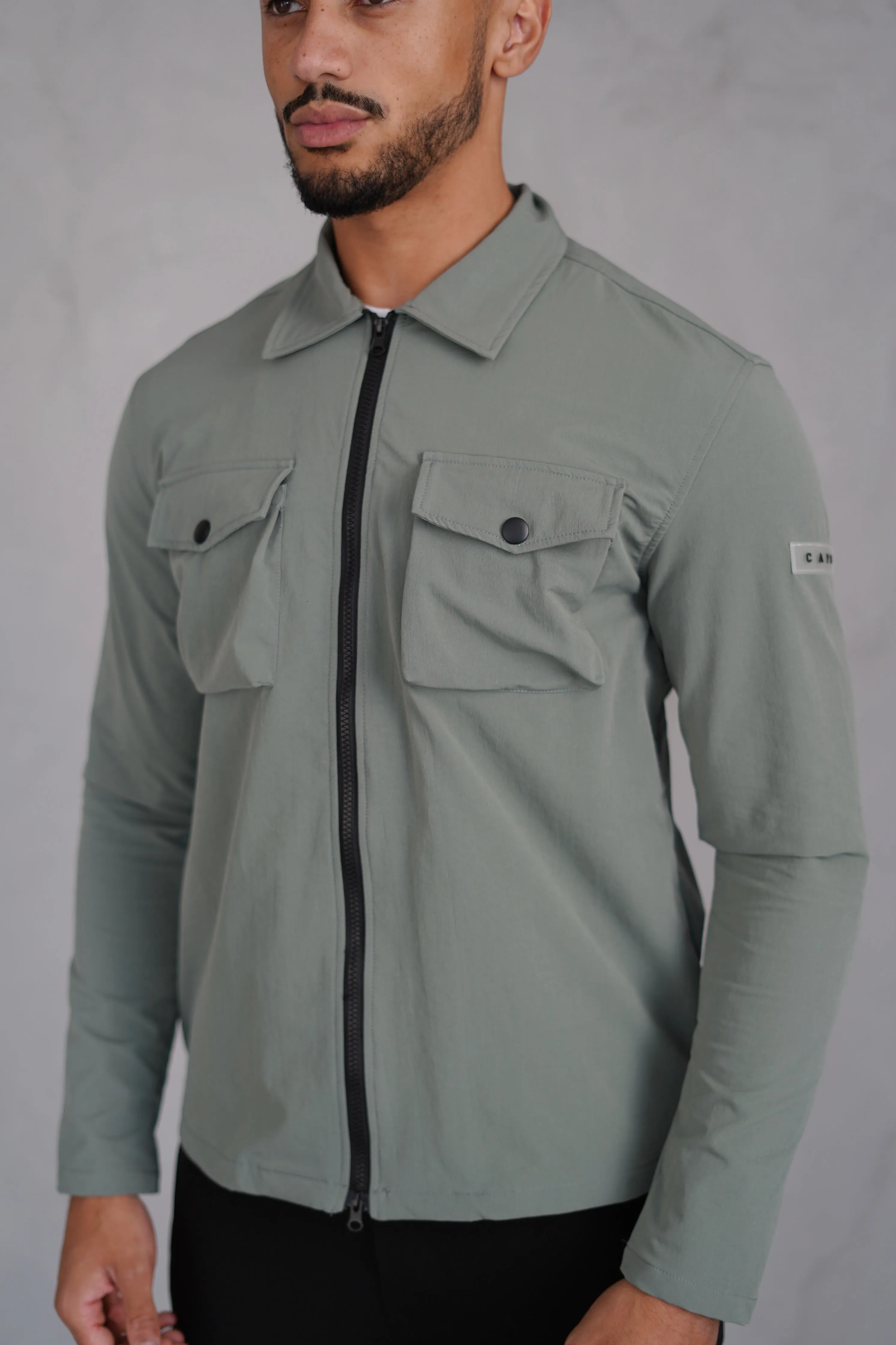 Capo BUTTON Jacket - Olive