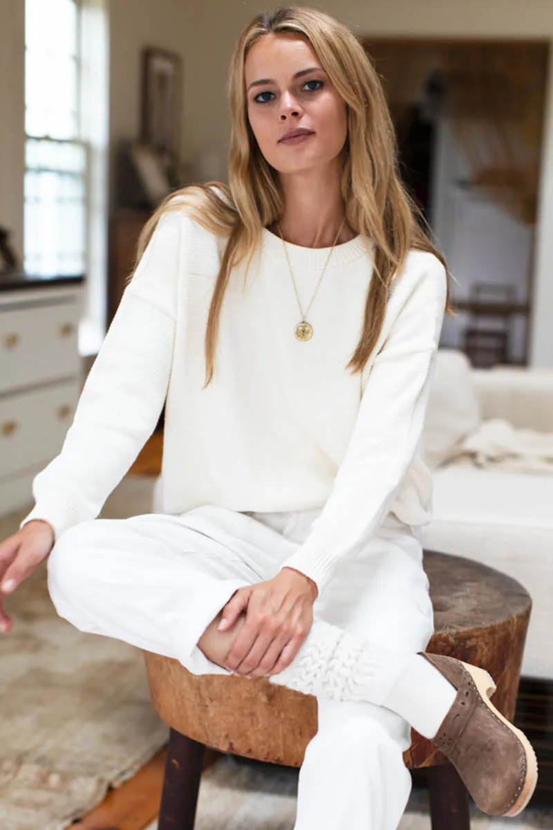 Carolyn Sweater - Ivory Organic