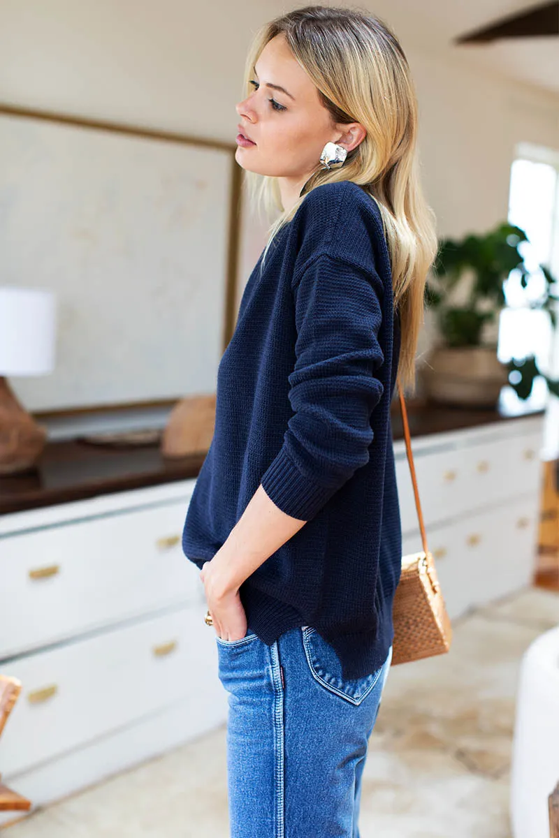 Carolyn Sweater - Navy Organic