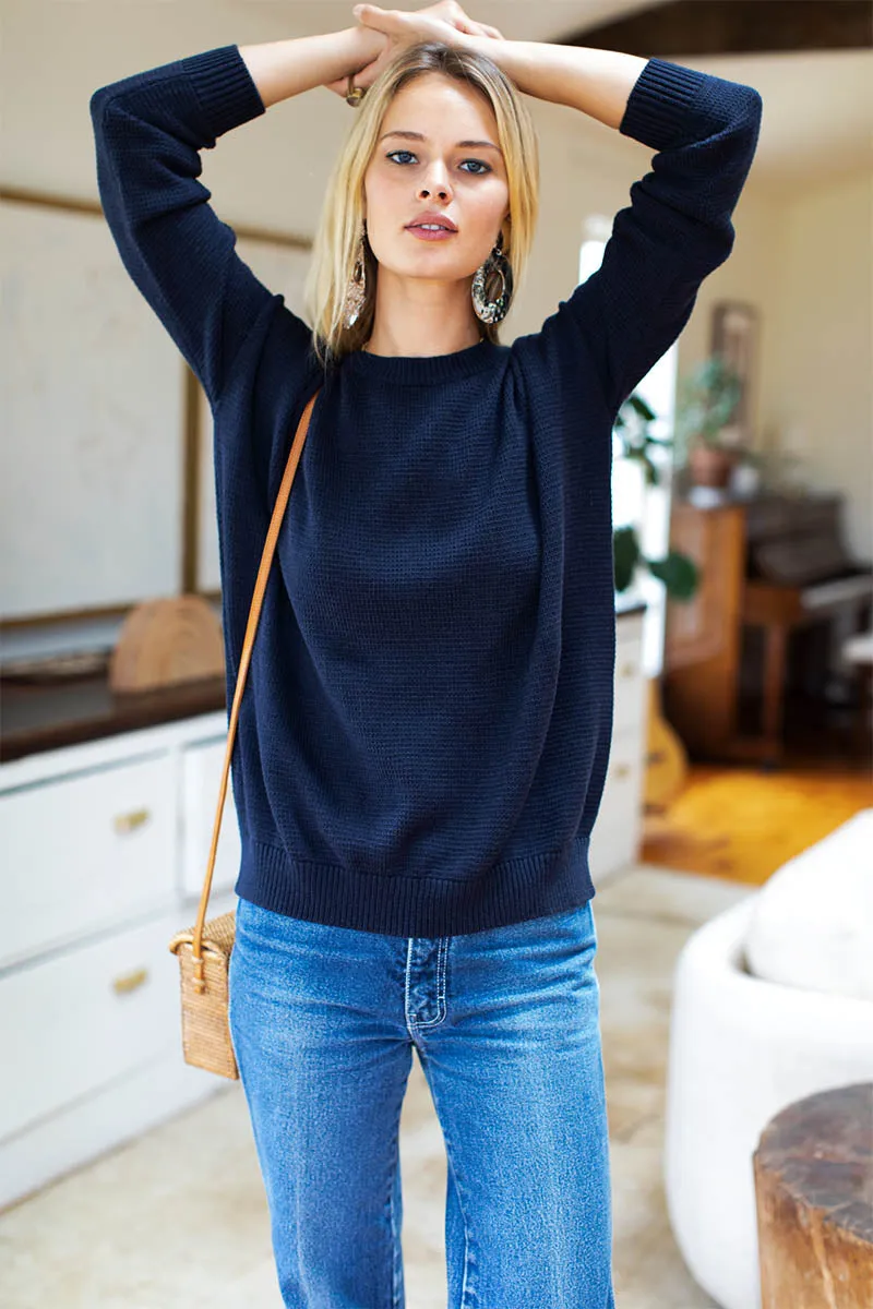 Carolyn Sweater - Navy Organic