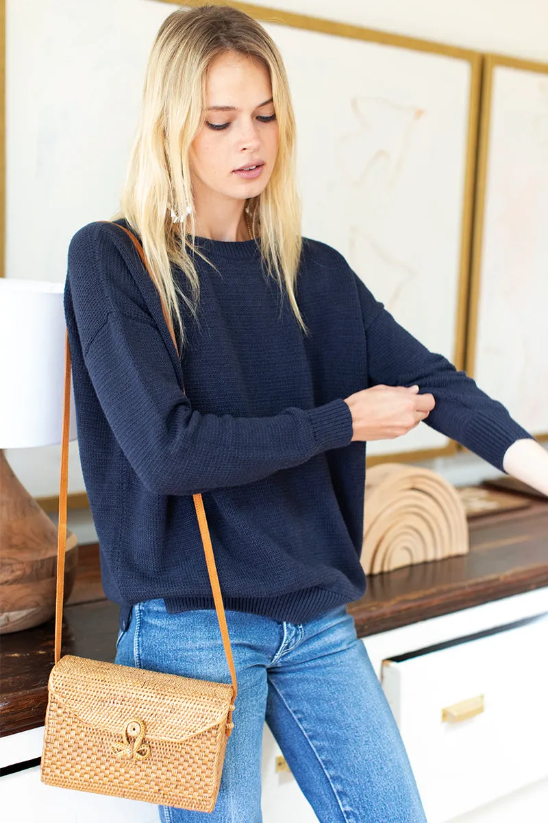 Carolyn Sweater - Navy Organic