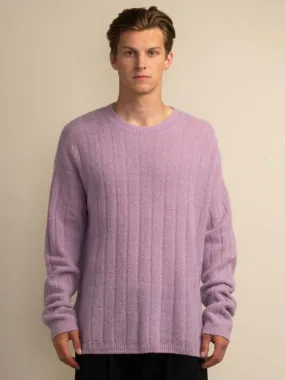 Cashmere Boucle Sweater - Lilac