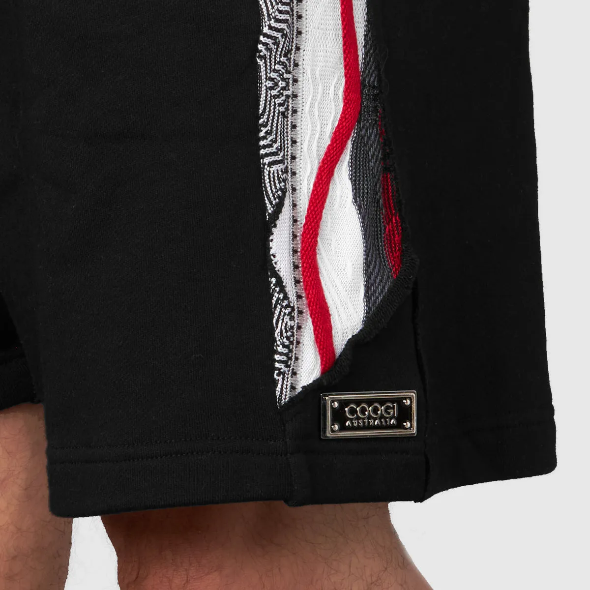 COOGI Sweater-Striped Shorts - Black