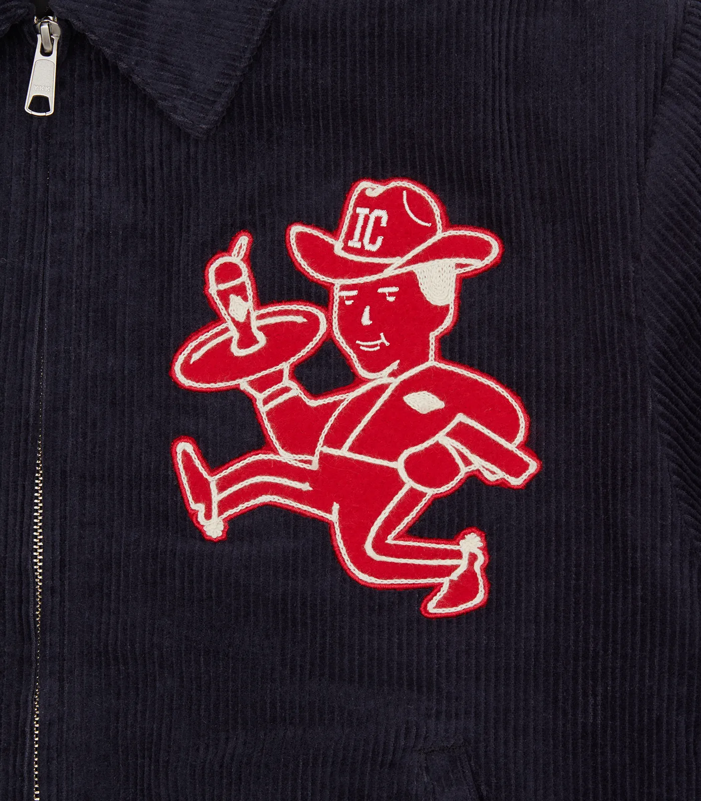 CORDUROY WORK JACKET - NAVY