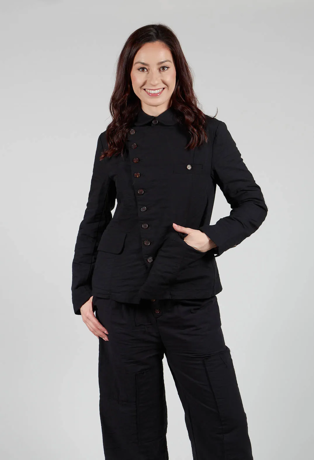 Cotton Jacket  in Black