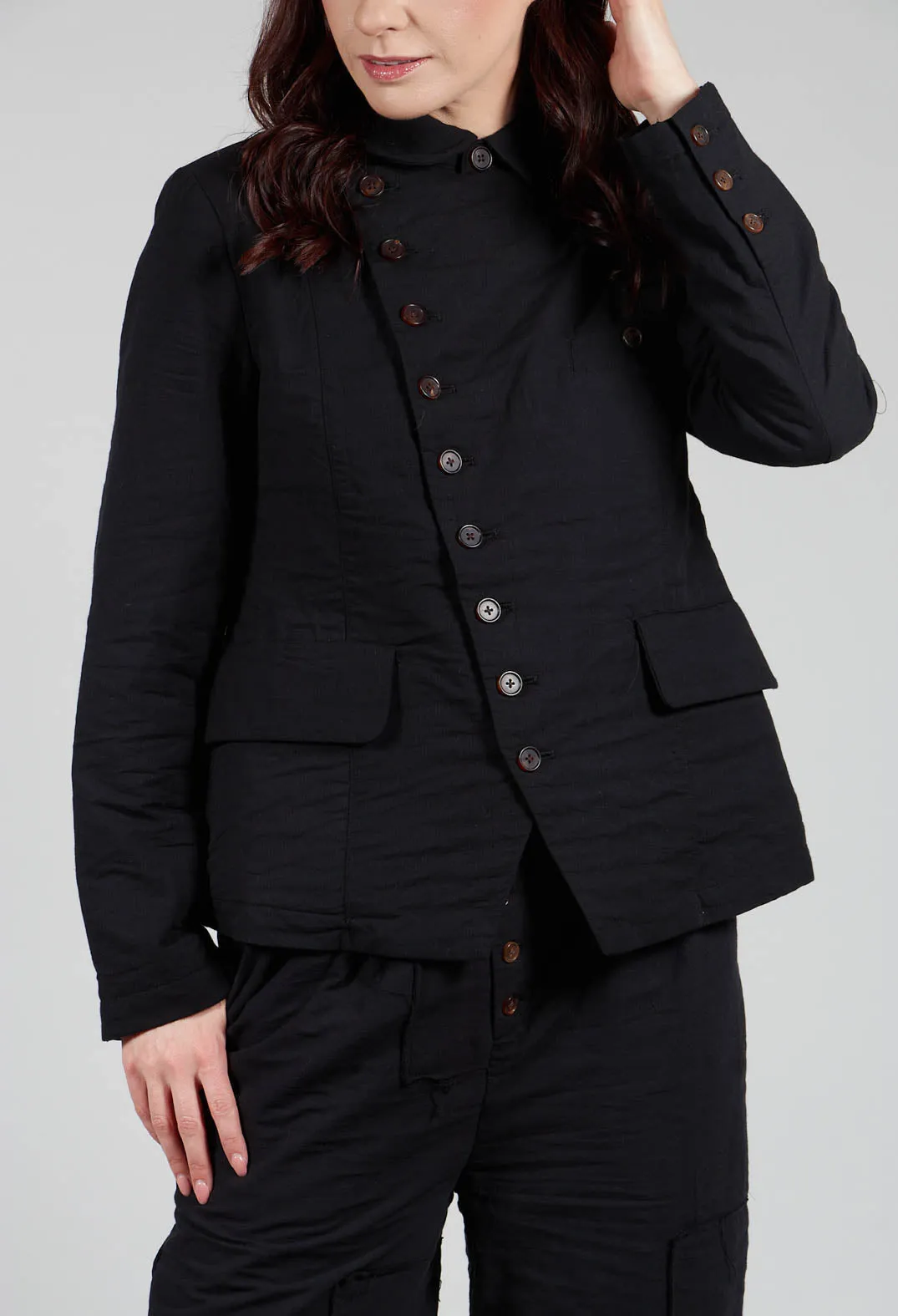 Cotton Jacket  in Black