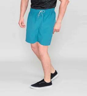 D555 Mens Blue Full Length Swim Short (YARROW BLUE)