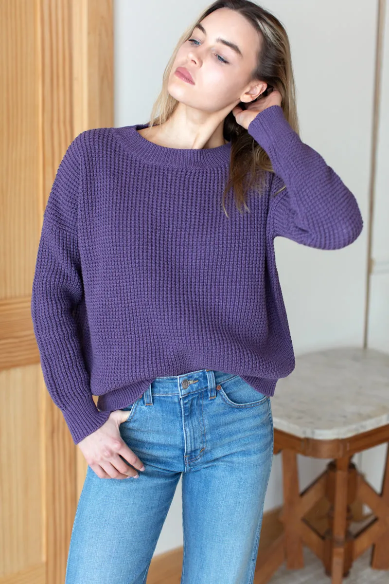 Daily Sweater - Purple Twilight Organic