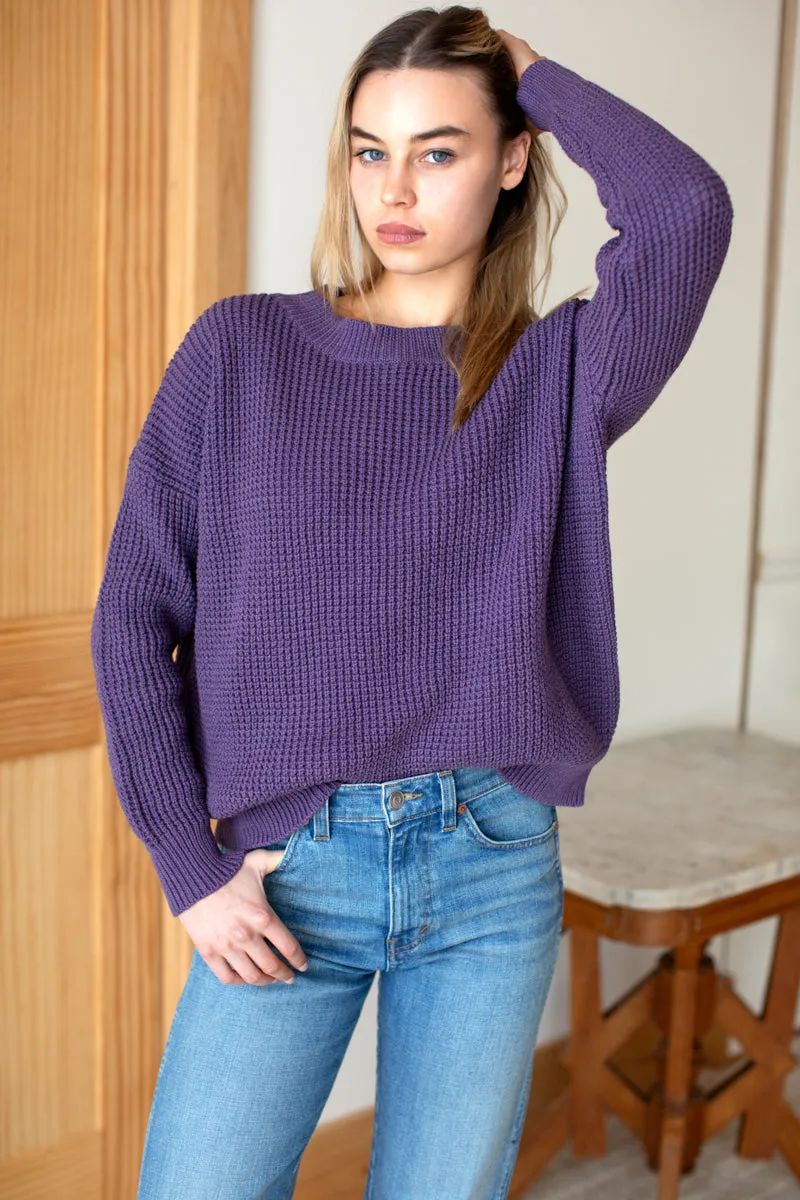 Daily Sweater - Purple Twilight Organic