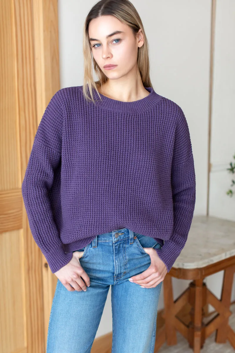 Daily Sweater - Purple Twilight Organic