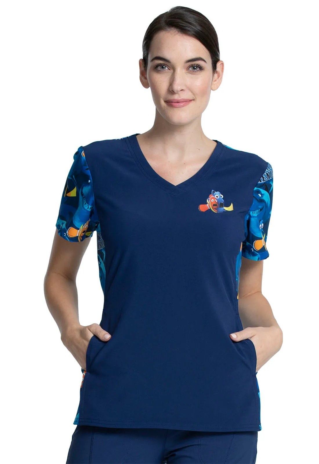 Disney Nemo V-Neck Top in Fish Are Friends