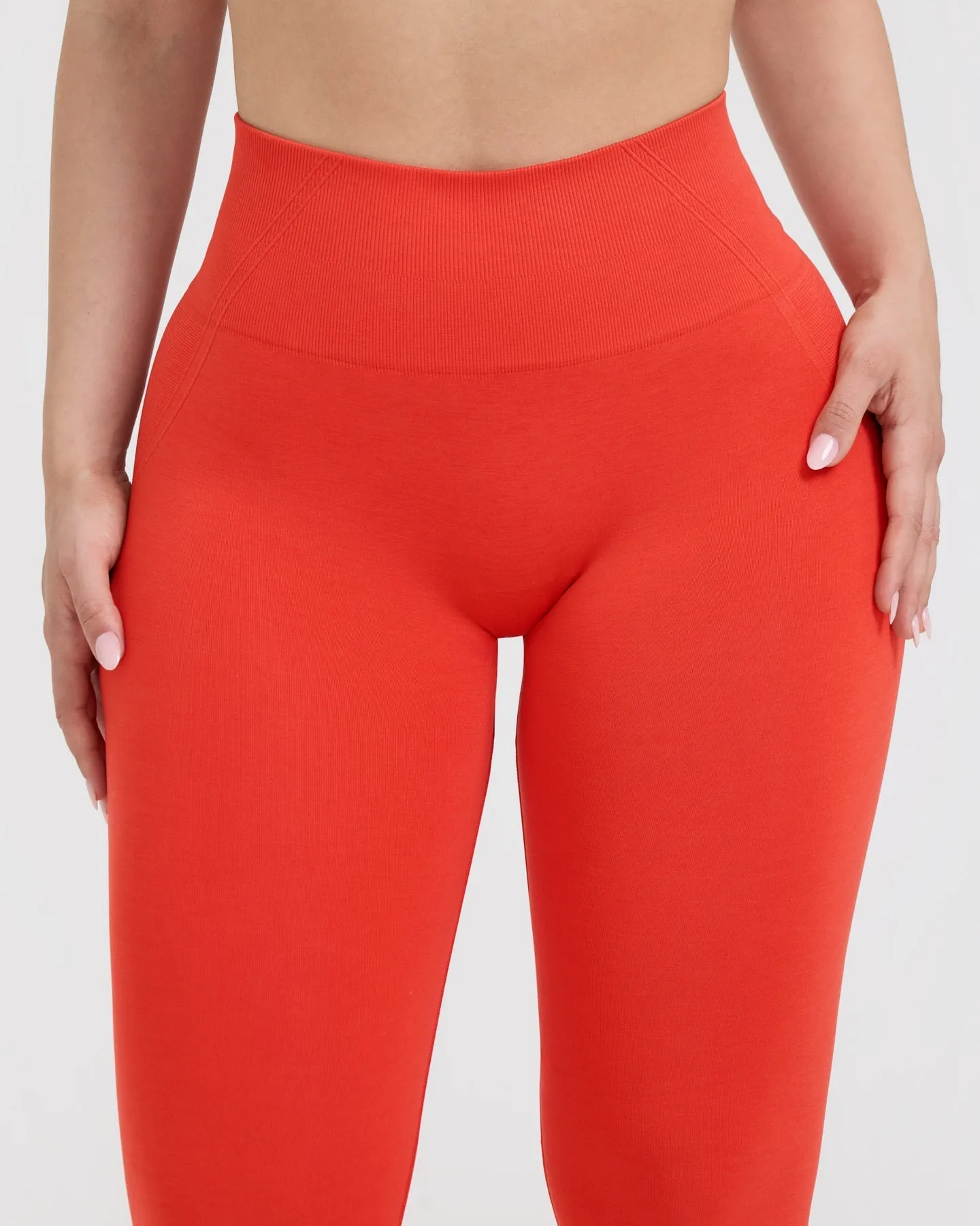 Effortless Seamless Leggings | Charged Orange