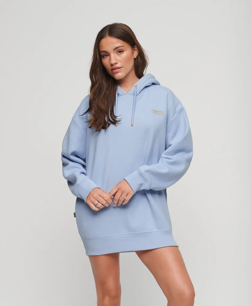 Essential Hoodie Dress | Rich Blue