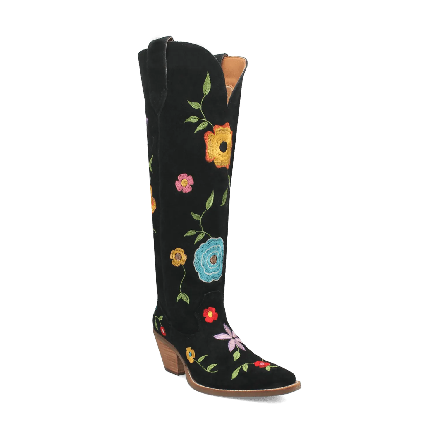 FLOWER POWER SUEDE BOOT