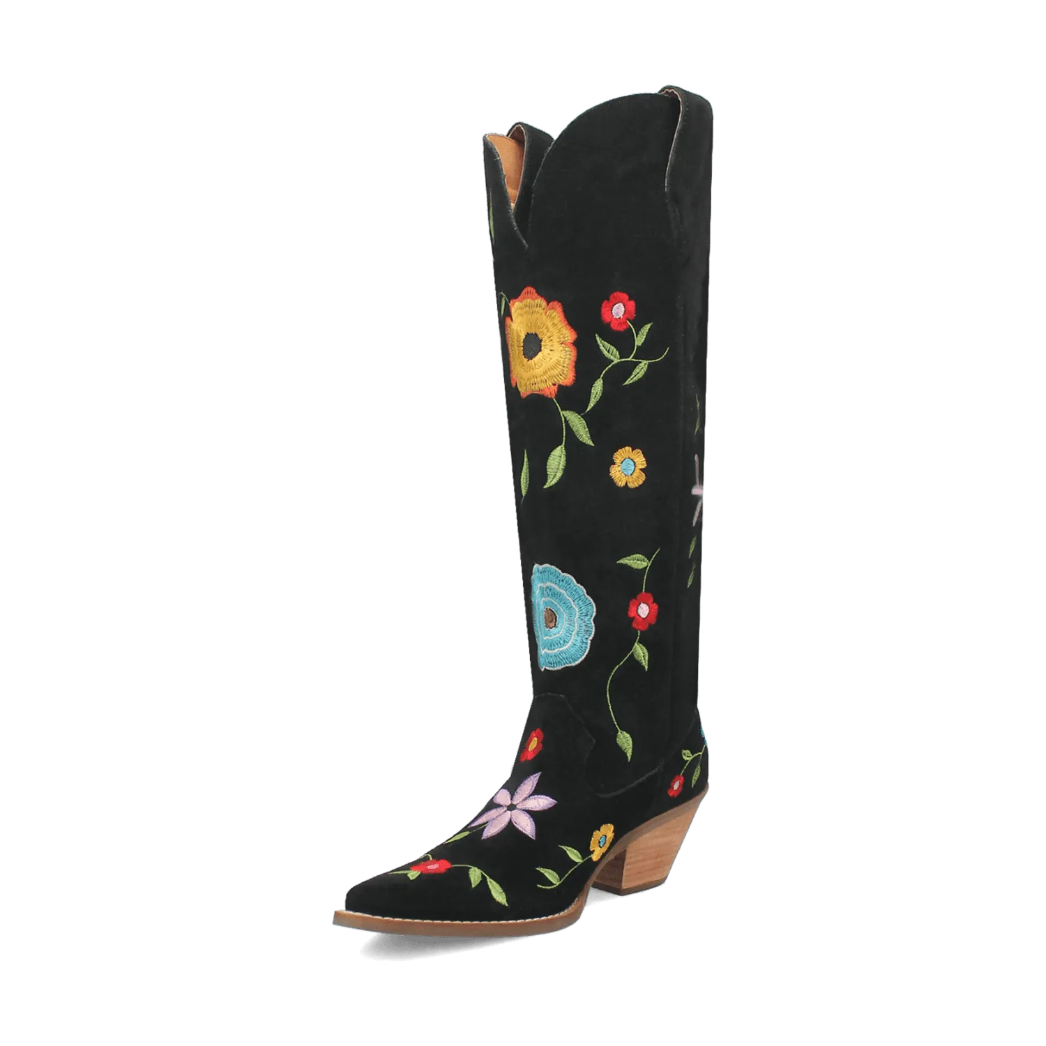 FLOWER POWER SUEDE BOOT