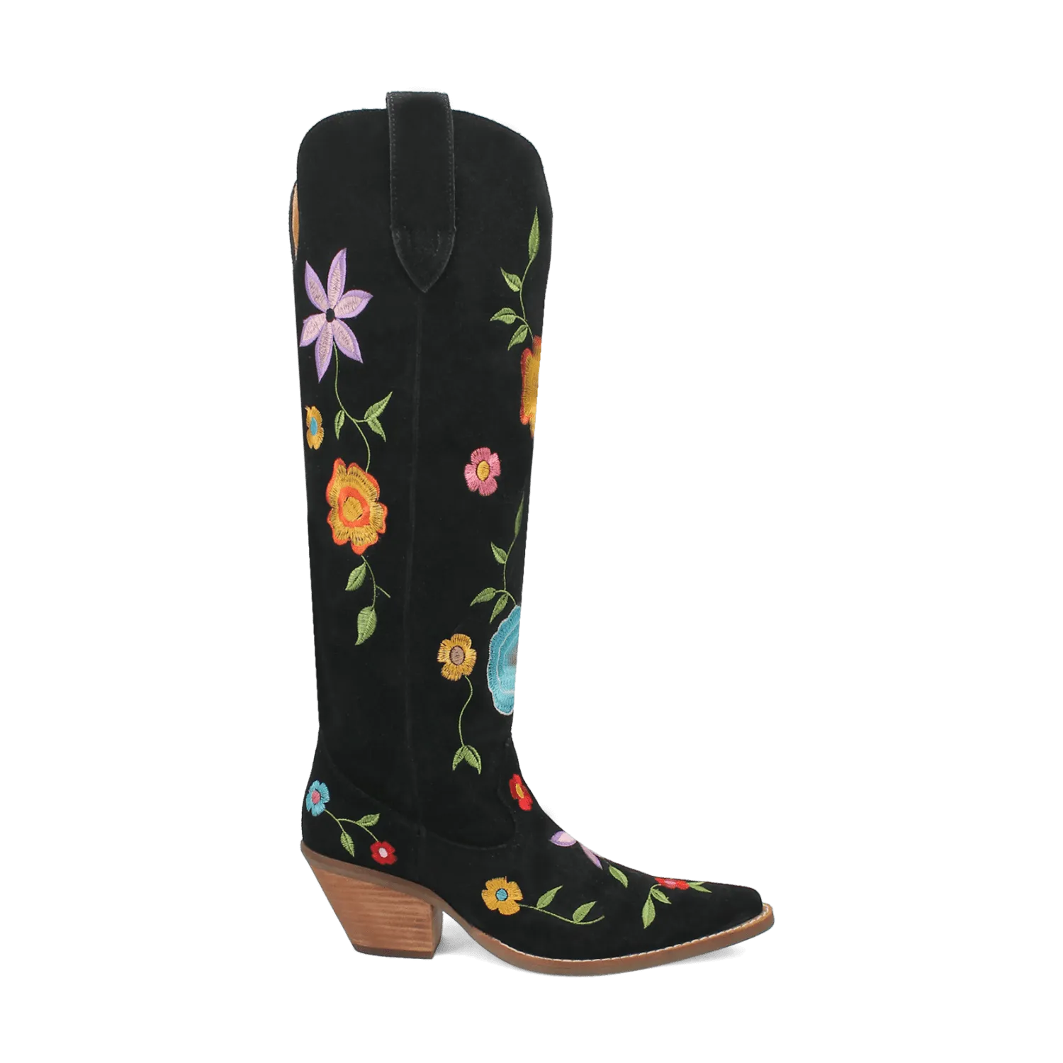 FLOWER POWER SUEDE BOOT