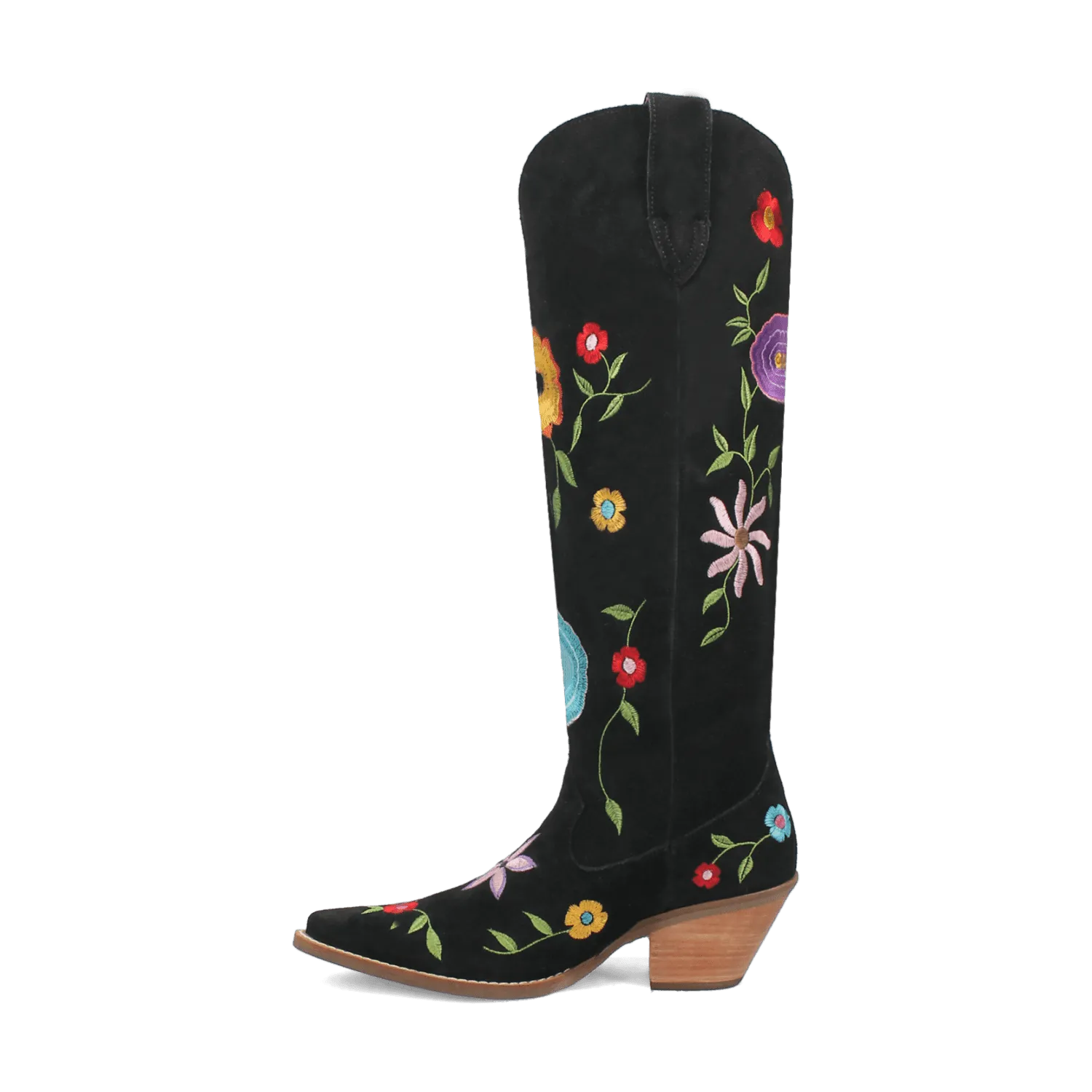 FLOWER POWER SUEDE BOOT