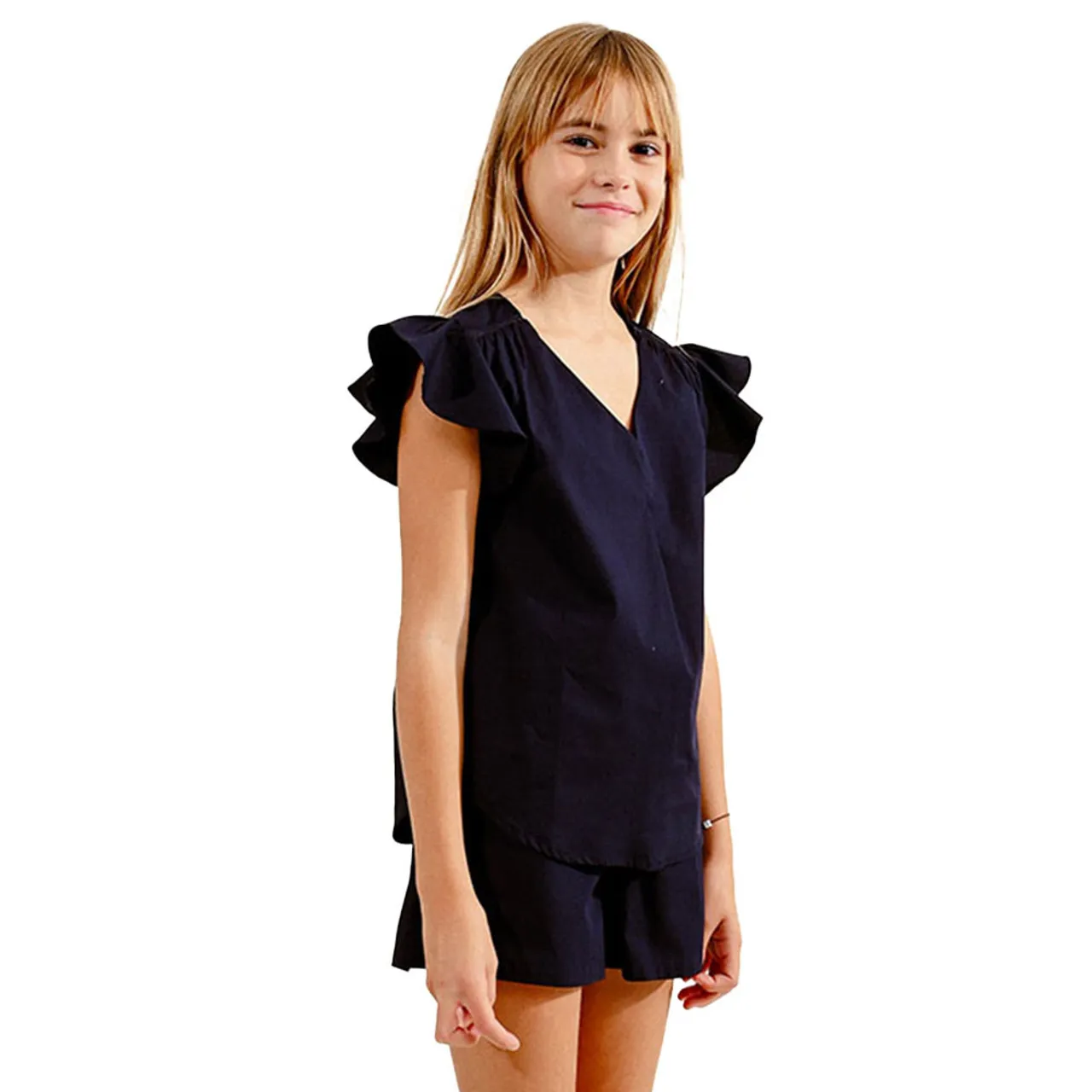 Girl's Mini Molly V-Neck Top