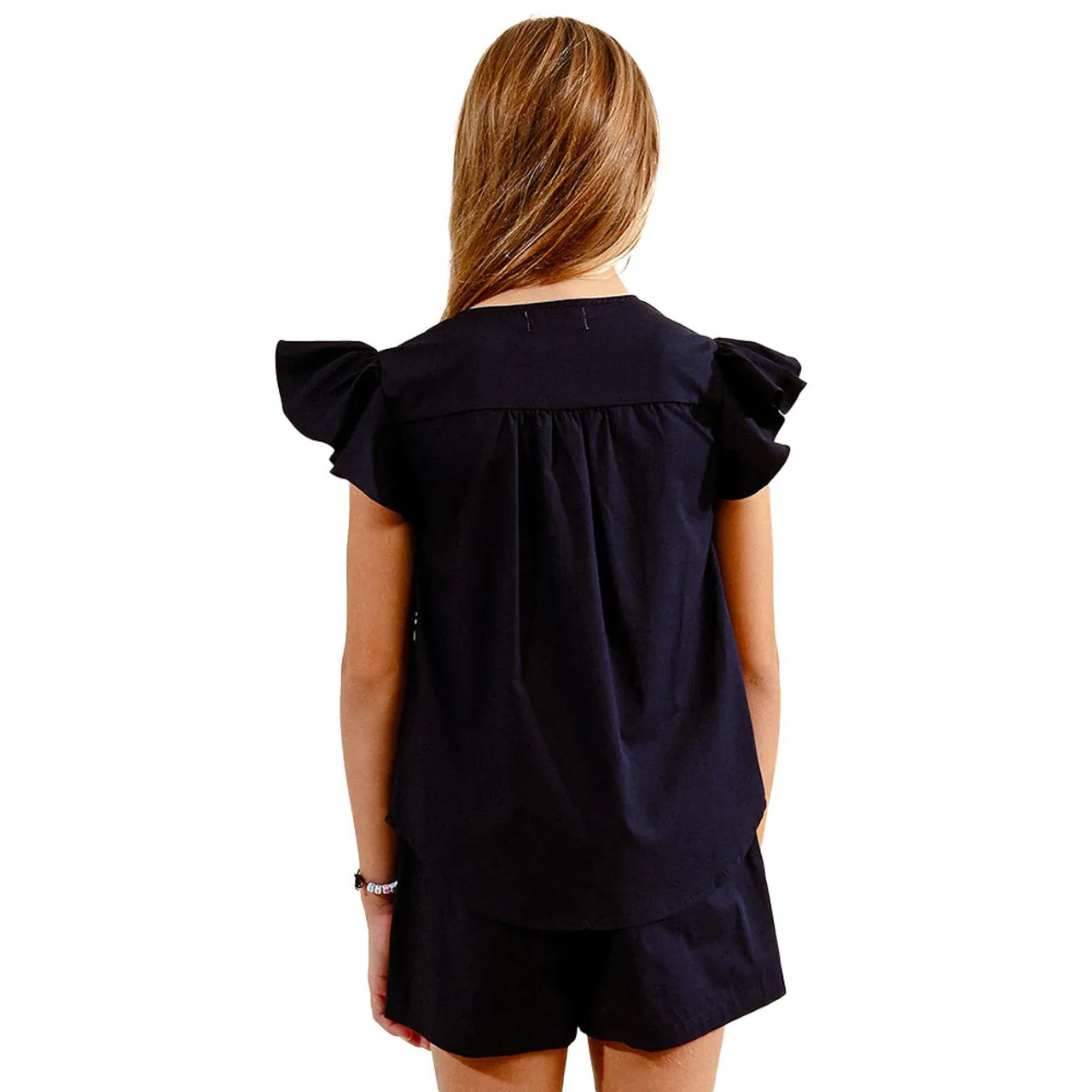 Girl's Mini Molly V-Neck Top