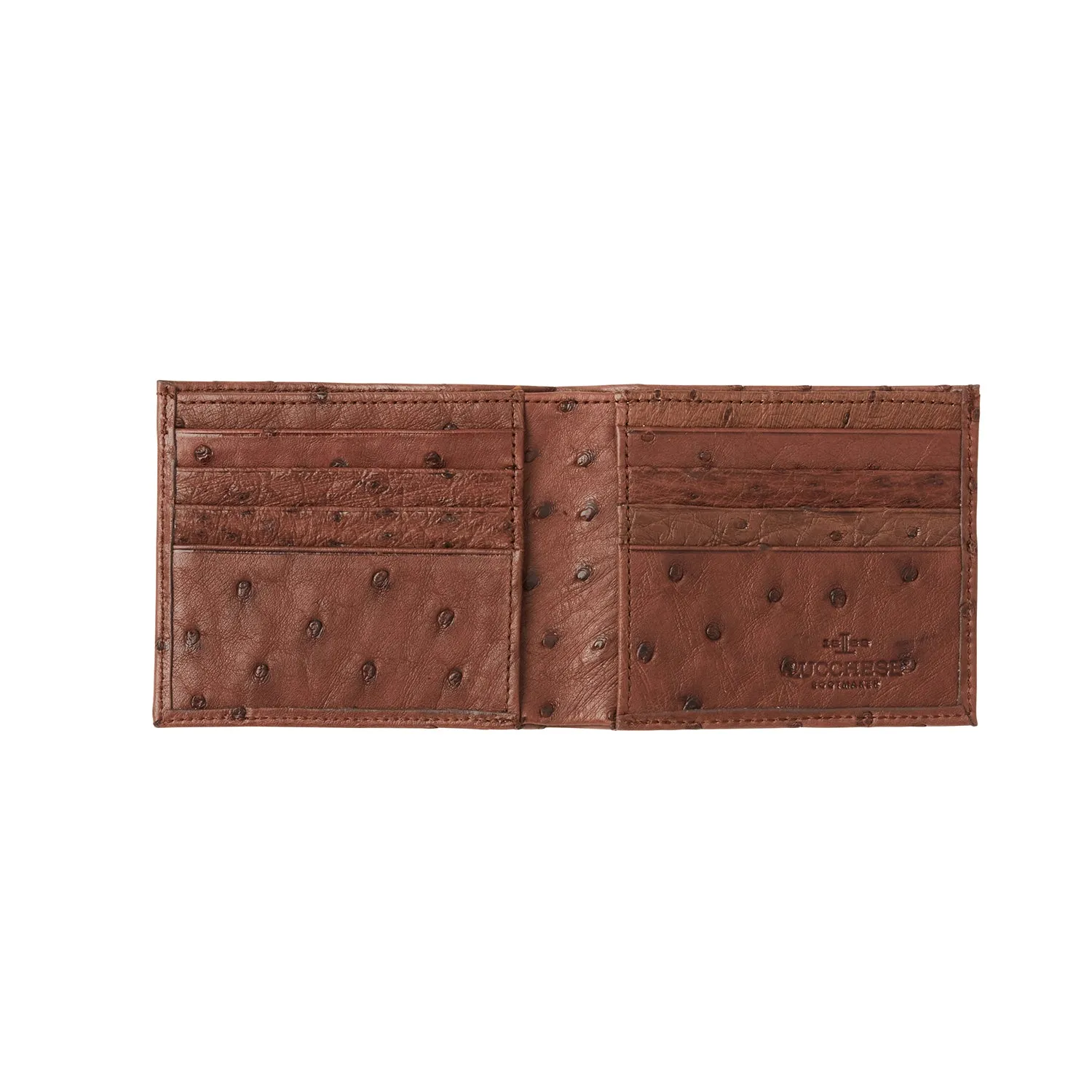 Hipster Wallet – Ostrich :: Sienna