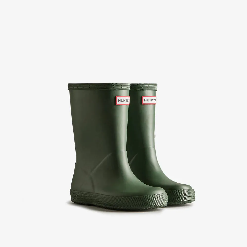 Hunter Kids First Classic Wellington Boot in Hunter Green