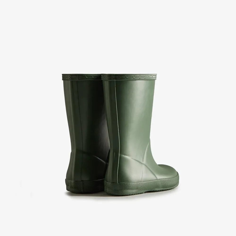 Hunter Kids First Classic Wellington Boot in Hunter Green