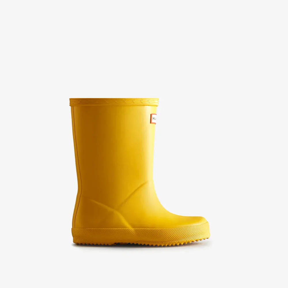 Hunter Kids First Classic Wellington Boot in Yellow