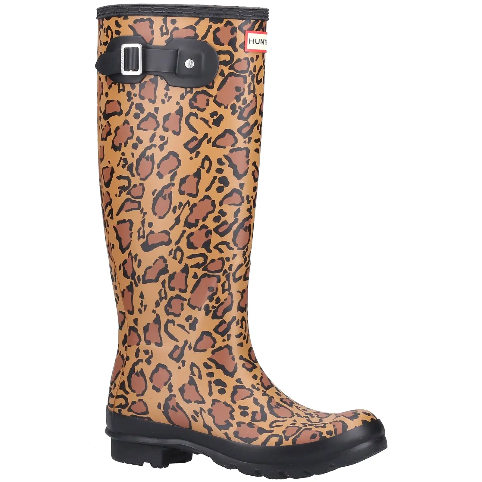 Hunter Original Tall Womens Leopard Print Wellington