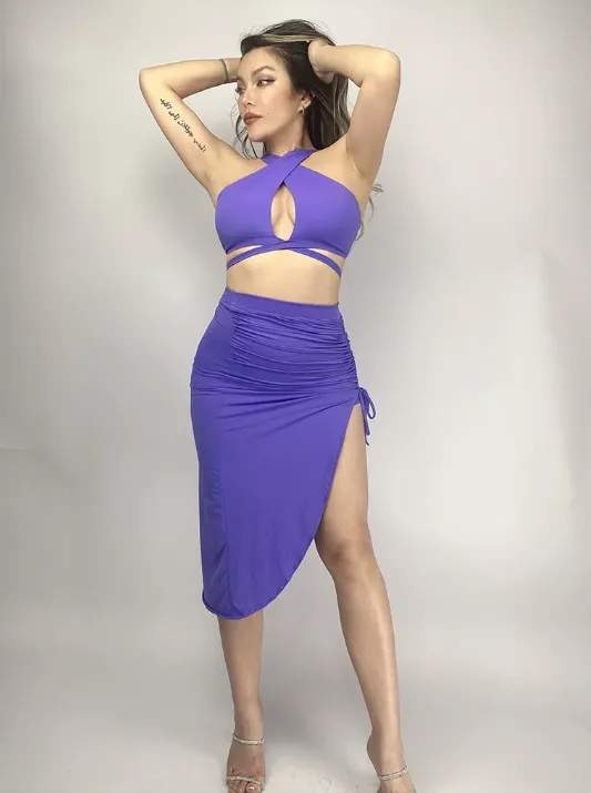 La Fitwear Skirt & Short Party Fair Lilac