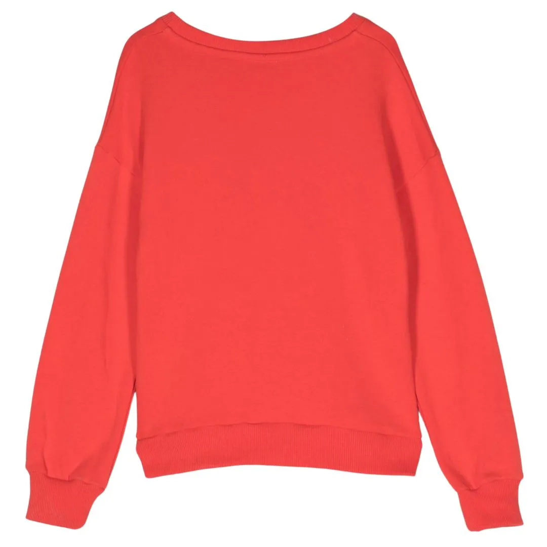 Lanvin Sweater Multicolour Logo Red