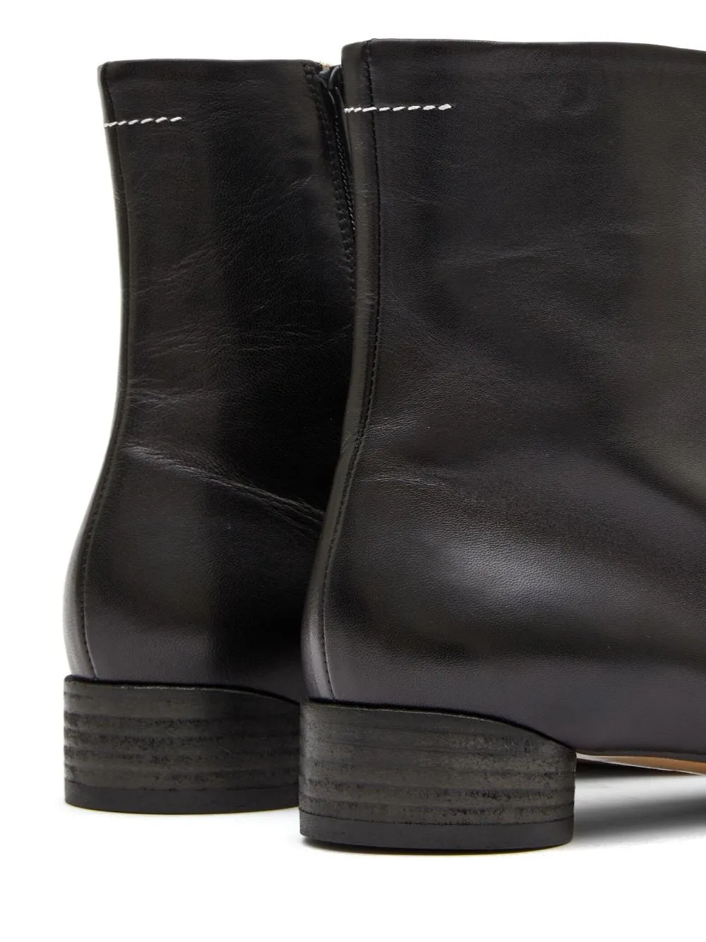 LEATHER ANKLE BOOTS