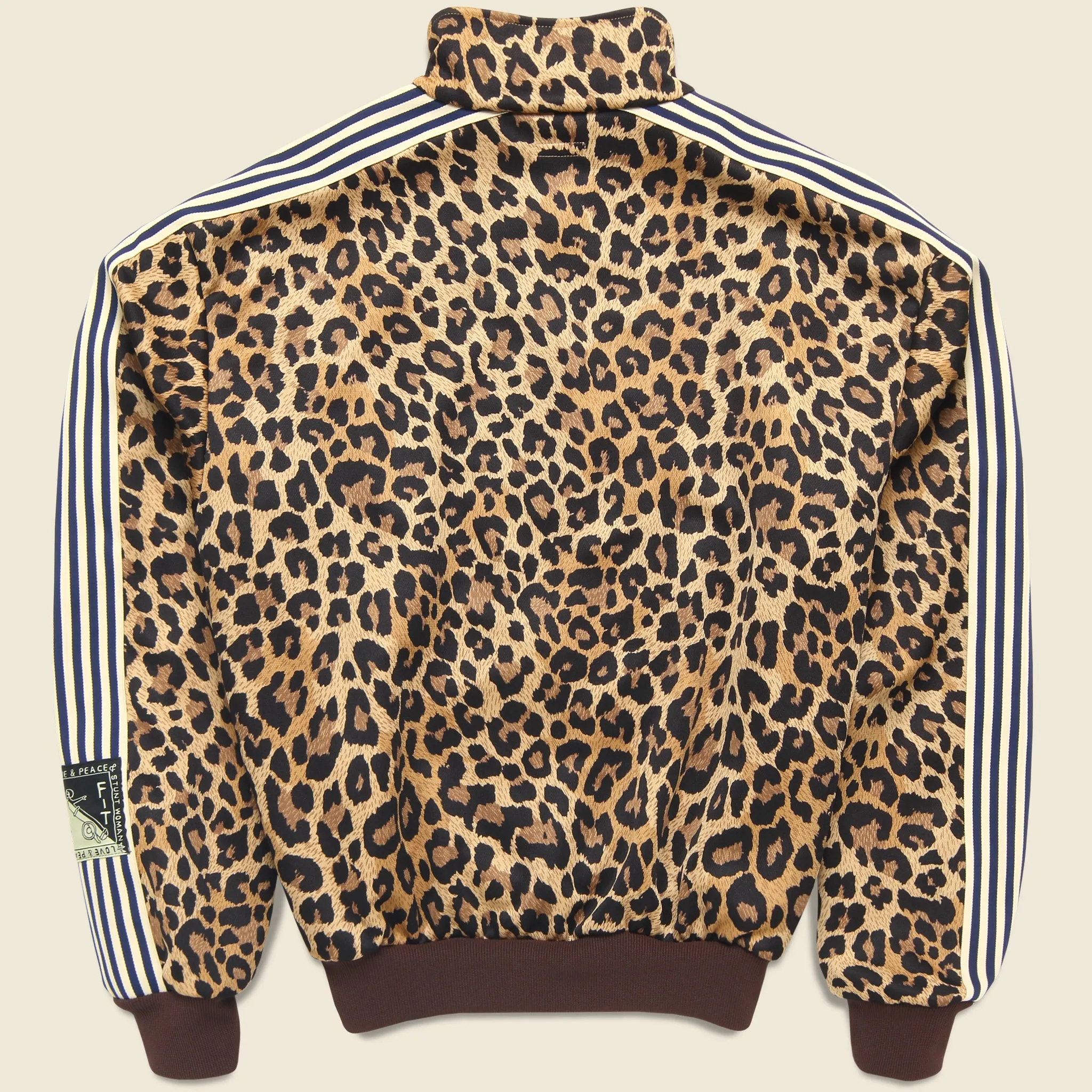 Leopard Track Jacket - Brown