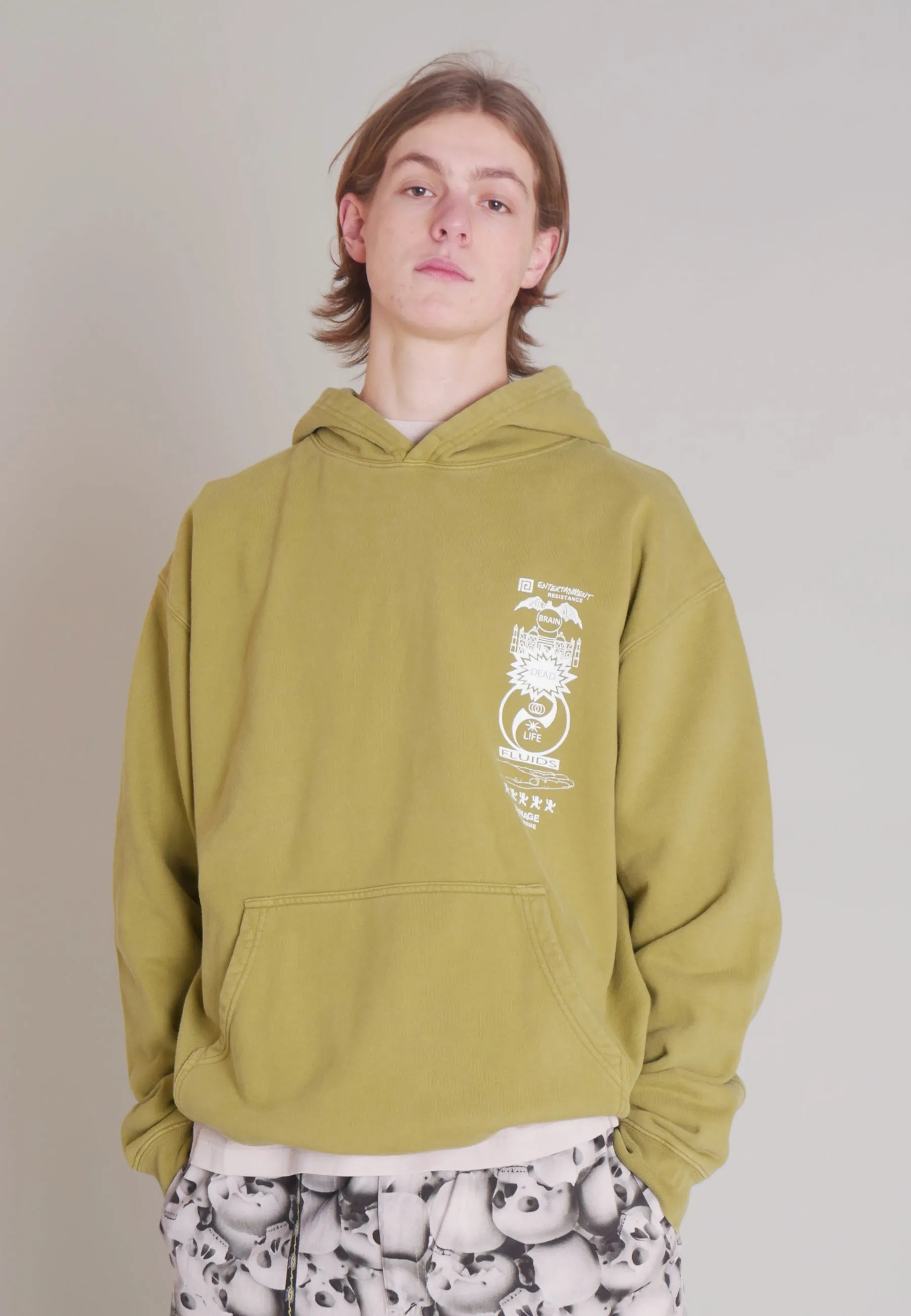 Life Fluids Hoodie - olive