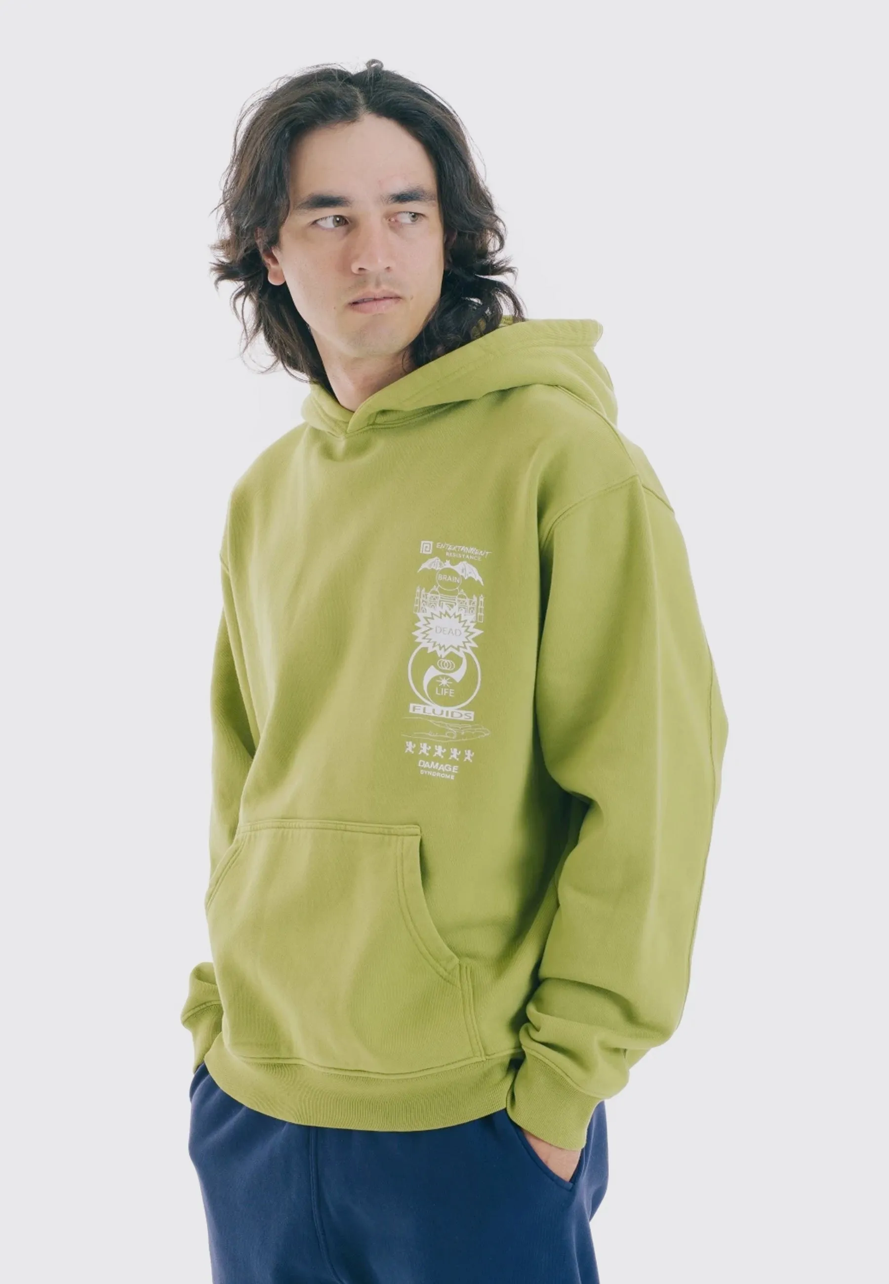 Life Fluids Hoodie - olive