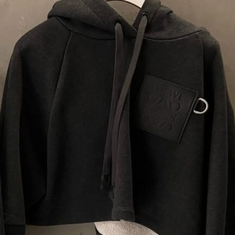 LOEWE  |Cropped hoodie in cotton