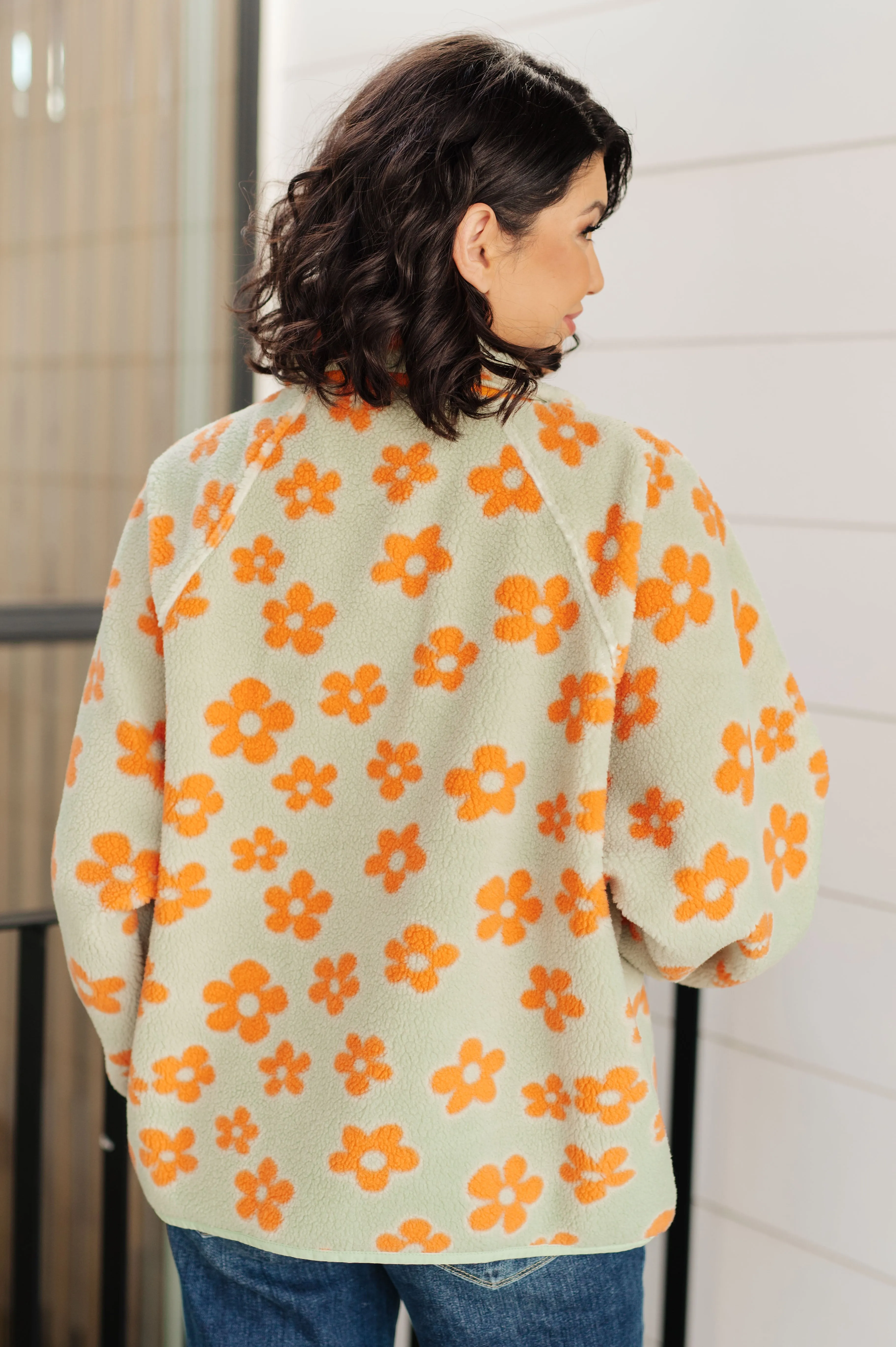 London Floral Fleece Jacket