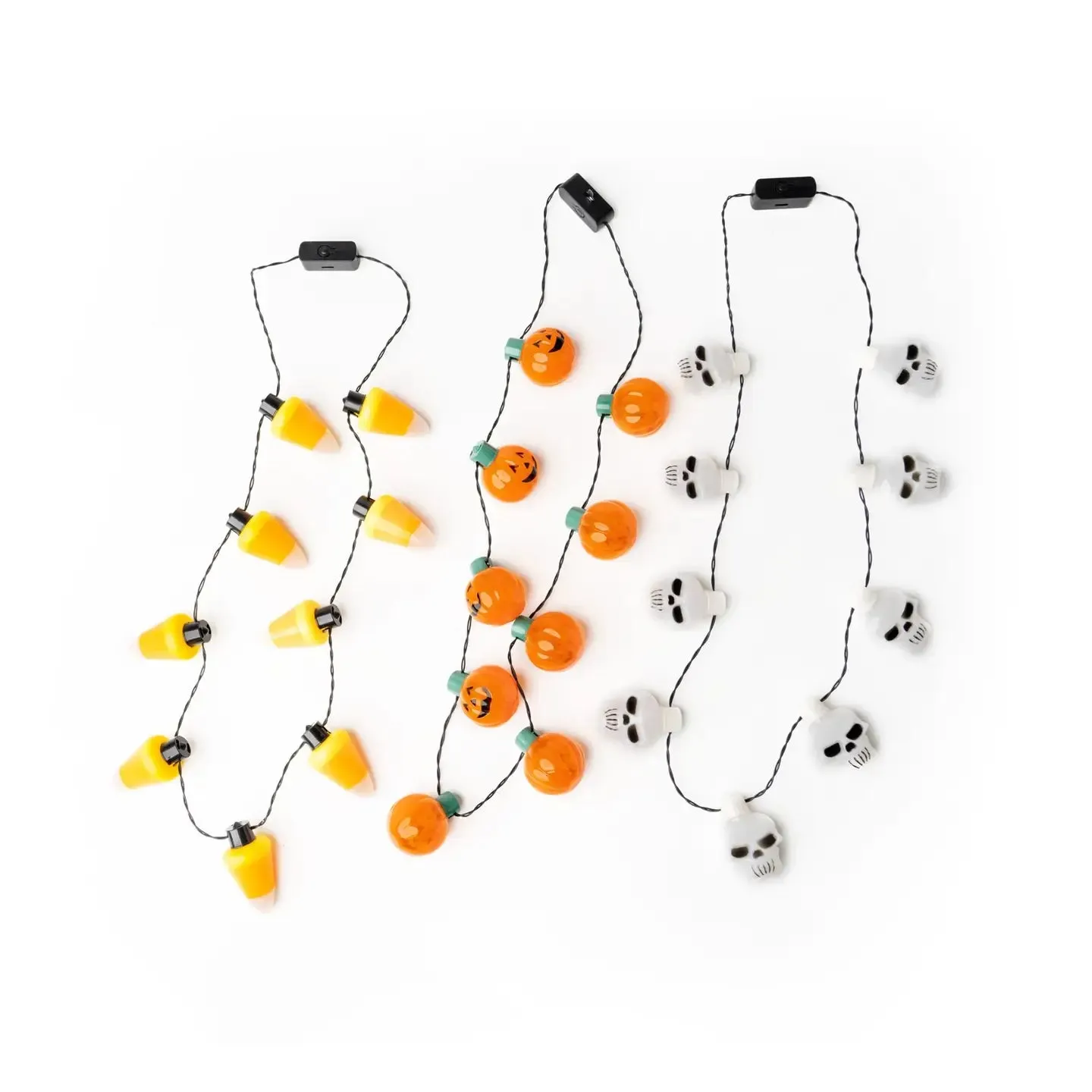 Lotsa Lights! Jumbo Flashing Halloween Necklace